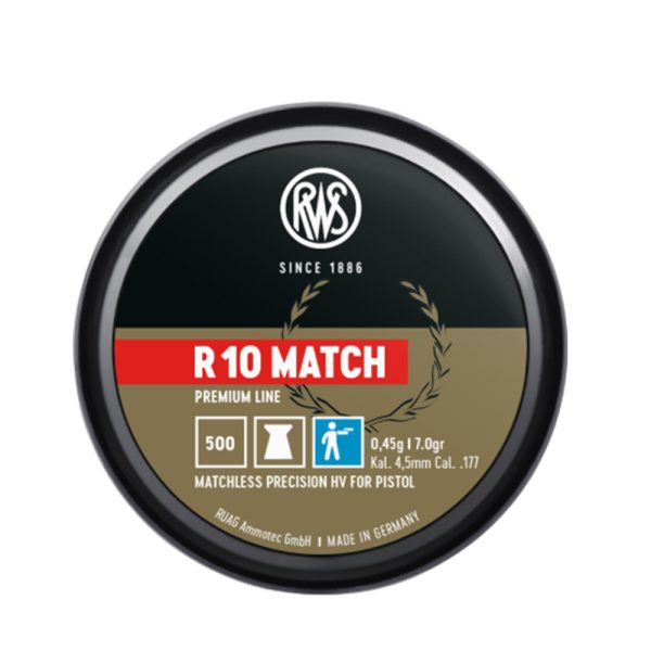 RWS diabolo R10 Match 045g O 449 mm