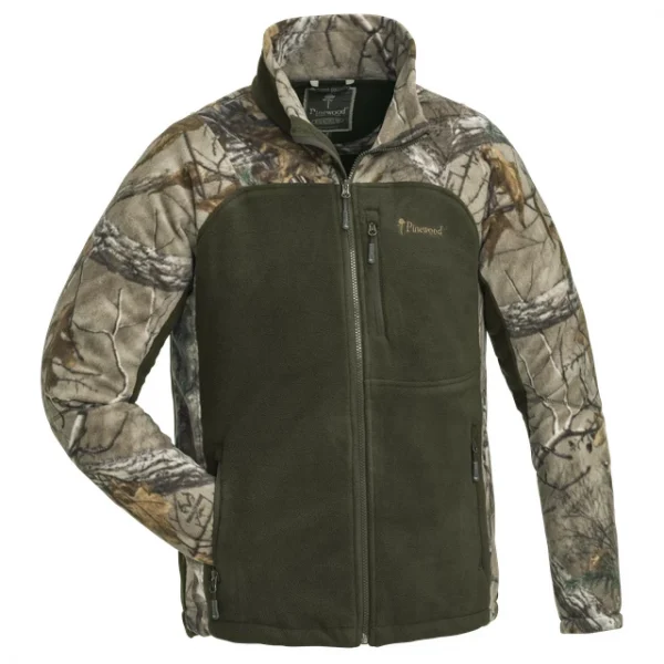 8761 962 1 Pinewood Fleece Jacket Oviken Xtra Hunting Green