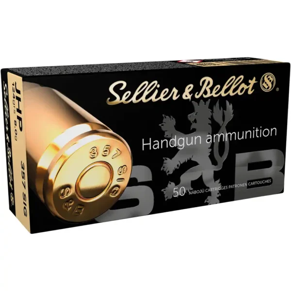 Pištoljsko streljivo S&B 357 SIG JHP 8,0g